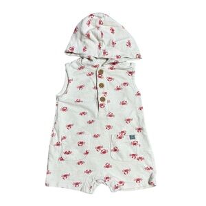 Modern Moments Baby Red Crab Romper Size 3-6 Months